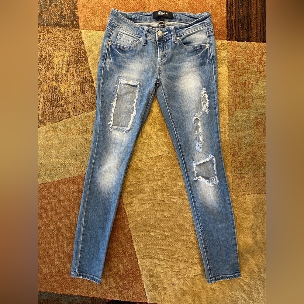 Rewash Distressed Skinny Jeans
